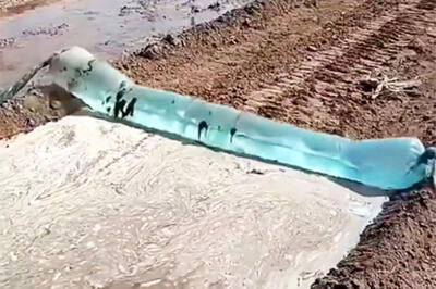  ترفند هوشمندانه کشاورزان چینی برای آبیاری زمین‌هایشان