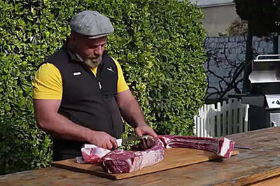  طرز تهیه استیک کبابی آذربایجانی در دل طبیعت