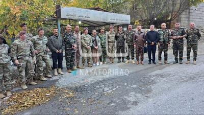  دیدار فرماندهان آمریکایی با پیشمرگان کُرد در عراق