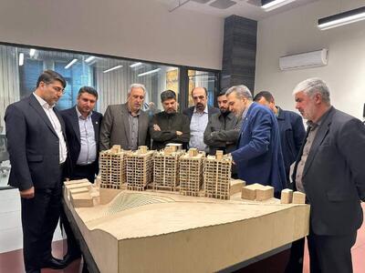  بازدید مسئولان استانی و شهری آذربایجان‌غربی از پروژه‌های سرمایه‌گذاری شهر تهران