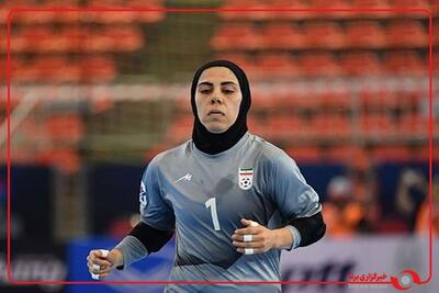  گل اول ایران توسط فرزانه توسلی در دقیقه 10