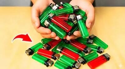  فندک های خالی را دور نیندازید/ آنها را در عرض چند ثانیه دوباره به کار بیندازید!