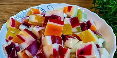  طرز تهیه ژله مجلسی خرده شیشه، جذاب و رنگی رنگی !