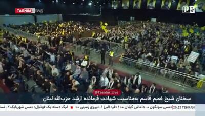  دبیرکل حزب الله: زمان پاسخ به ترور شهید طباطبایی را ما تعیین می‌کنیم+فیلم