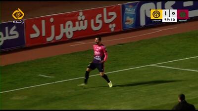  گل اول آلومینیوم اراک به فجر سپاسی (ساسان حسینی)