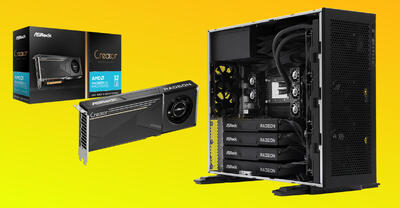  رونمایی از ورک‌استیشن GAI4G-R9700 ازراک با چهار کارت گرافیک AI PRO R9700