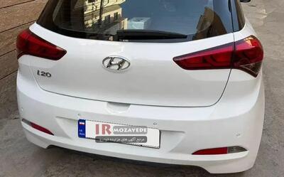  آگهی مزایده خودروی هیوندای i20 سفید اتومات مدل ۹۶ (شرکت معتبر) تا 15 آذر 1404