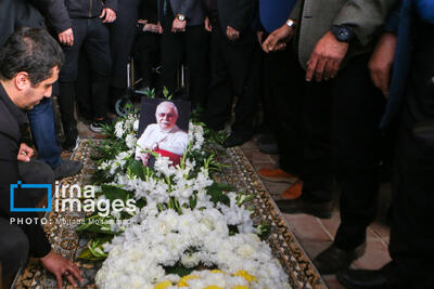  تشییع پیکر «ناصر مسعودی» در رشت