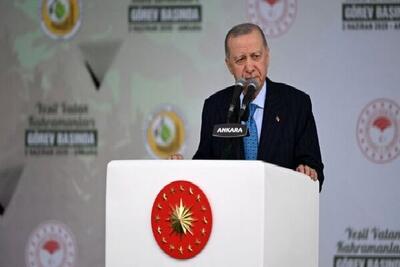  اردوغان: تاسیس کشور فلسطین بزرگترین حق فلسطینیان است