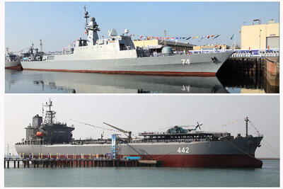  پایگاه شناوری «کردستان» و ناوشکن «سهند» به نیروی دریایی ارتش ملحق شد