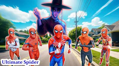  نبرد مرد عنکبوتی و اسپایدرمن راهبه وحشت مردعنکبوتی spiderman مبارزه مرد عنکبوت