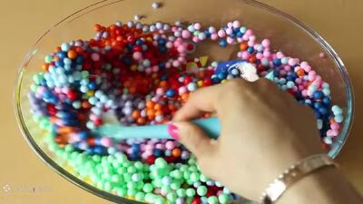  اسلایم بازی ، آموزش ساخت اسلایم ، اسلایم لوله ای ، بازی با اسلایم