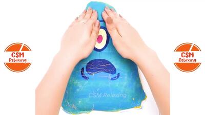  آموزش ساخت اسلایم ؛ اسلایم بازی جدید ؛ مخلوط کردن اسلایم آرامش بخش بانوان