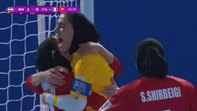  گل اول زنان ایران به زنان ایتالیا (الهام عناف‌جه)