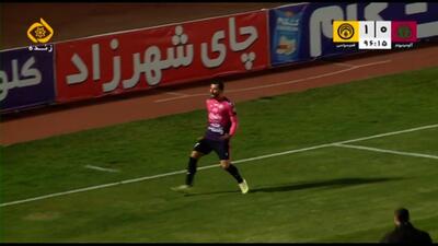  گل اول آلومینیوم اراک به فجر سپاسی (ساسان حسینی)