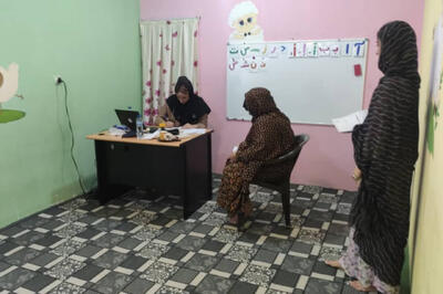  بیش از ۹۷۰ نفر در کاروان سلامت قشم خدمات رایگان دریافت کردند