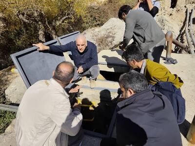  بهسازی هشت چشمه  برای پایداری آب در چهار روستای بویراحمد