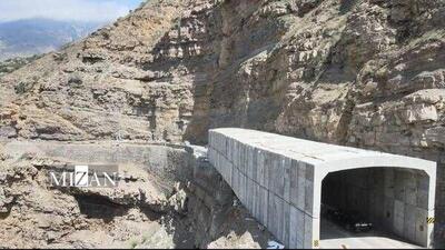  انسداد جاده چالوس برای تکمیل گالری کمرزرد از ۱۰ تا ۱۹ آذرماه