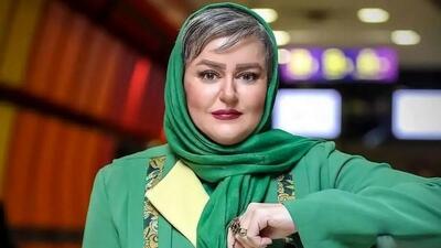  کیک تولد نعیمه نظام دوست به سنگینی وزن خودش! + عکس خاص با رزهای صورتی