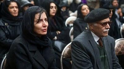  از گریه‌های علی مصفا تا اشک‌های هانیه توسلی در تشییع مادر لیلا حاتمی