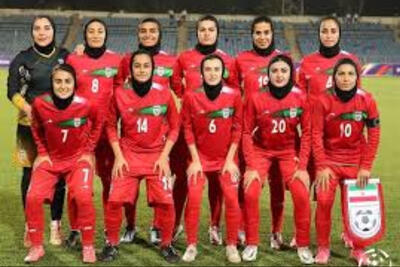  تیم فوتبال دختران ایران به مقام سوم کافا رسید