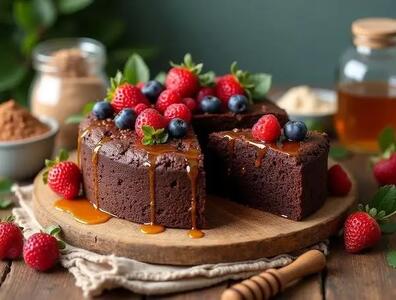  طرز تهیه کیک شکلاتی رژیمی با عسل ؛ کیکی برای شب های پاییز