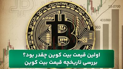  اولین قیمت بیت کوین چقدر بود؟ بررسی تاریخچه قیمت بیت کوین
