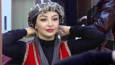  استایل متفاوت مه‌لقا باقری با لباس قرمز در فضای مجازی جنجال به پا کرد /عشق جوشد بحر را مانند دیگ...