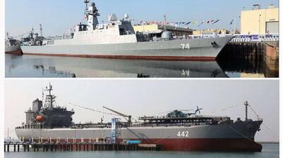  پایگاه شناوری «کردستان» و ناوشکن «سهند» به نیروی دریایی ارتش ایران ملحق شد