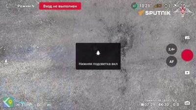  یگان ویژه دنیپر روسیه در حال مین روبی مسیرهای پیشروی تجهیزات و نیروها در منطقه زاپوروژیه است