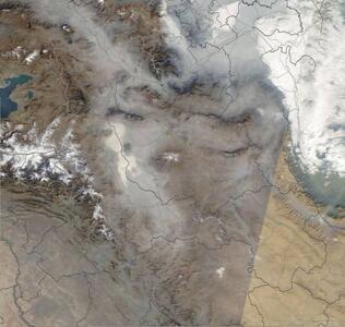  عکس: آخرین تصویر ناسا از دریاچه کاملا مرده ارومیه!