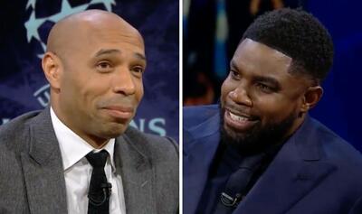  شوخی تیری آنری با میکا ریچاردز: اگر تو جای بازیکن چلسی بودی بخاطر باسنت گل آفساید می‌شد