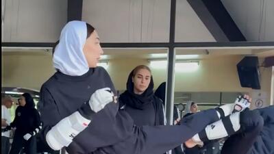 ویدیو جالب از تمرین تیم ملی تکواندو دختران