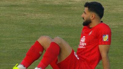  مصدومیت صادق محرمی در ابتدای دیدار با چادرملو