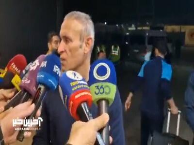  یحیی گل محمدی: از بیژن حیدری تشکر می کنم برای اینکه امروز خوب داوری کرد و مسلط بود روی تمام صحنه ها