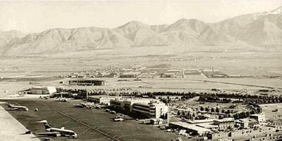  نمایی از فرودگاه مهرآباد در دهه چهل (عکس)