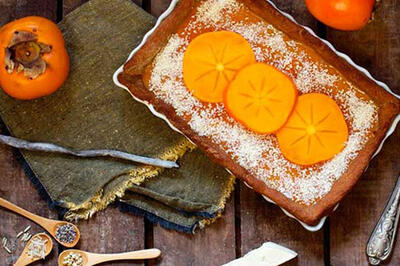  طرز تهیه کیک خرمالو مخصوص روزهای پاییزی