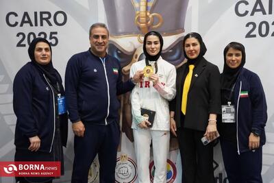  «گُردآفرید بیستونی» اولین مدال طلای جهانی بانوان  کاراته ایران را کسب کرد