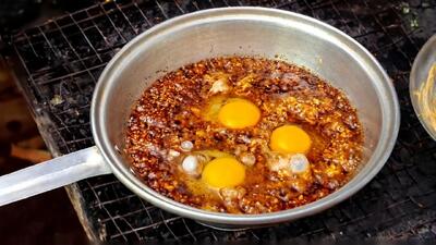  «طرز تهیه یومورتا کاپاما صبحانه آذری خوشمزه با تخم مرغ »