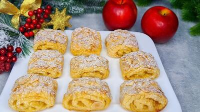  طرز تهیه پای سیب کریسمسی / با یه فنجون چای یا قهوه تو هوای سرد کریسمس.