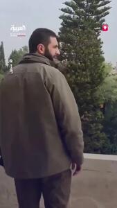  نخستین ویدئو از ورود جولانی به کاخ الضیافه حلب