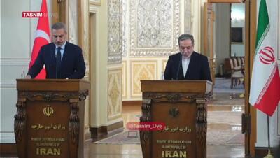  عراقچی: ایران و ترکیه بر رفع موانع تجاری و اقتصادی تأکید کردند