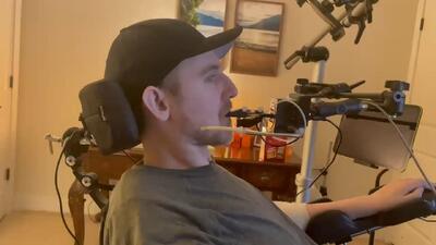  مرد معلول با ایمپلنت مغزی Battlefield 6 را بازی کرد! - گیمفا