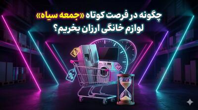  چگونه در فرصت کوتاه «جمعه سیاه» لوازم خانگی ارزان بخریم؟