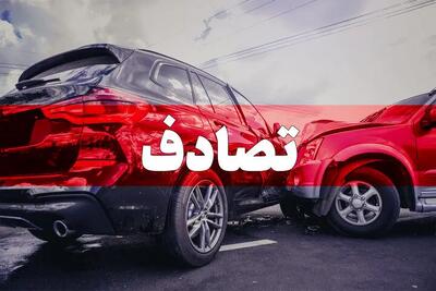  تصادف پنج خودروی سواری ۱۱ مجروح بر جای گذاشت