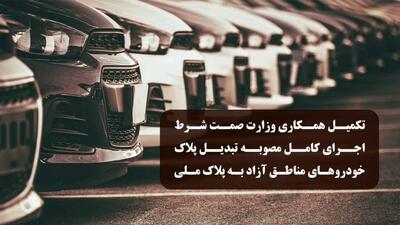  تکمیل همکاری وزارت صمت شرط اجرای کامل مصوبه تبدیل پلاک  خودروهای مناطق آزاد به پلاک ملی