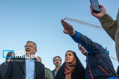  بازدید وزیر راه از پل «B۱»‌ آزادراه شمالی کرج