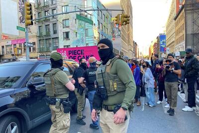  دستگیری حامیان فلسطین در راهپیمایی منهتن نیویورک