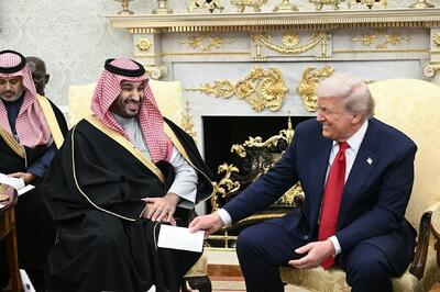  تعریف و تمجید ترامپ از محمد بن سلمان