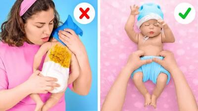  چالش اسمر فود با خوراکی ها | چالش خنده دار رقابت در کیک تولد بچه